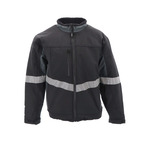 RefrigiWear Enhanced Visibility Insulated Softshell Jacket (Comfort Rating -20F) Black/Charcoal - (8 Sizes Available) ET17882